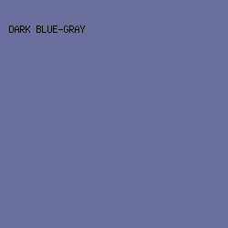 6A6F9E - Dark Blue-Gray color image preview