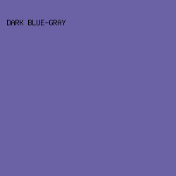 6B62A6 - Dark Blue-Gray color image preview