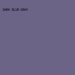 6B6487 - Dark Blue-Gray color image preview