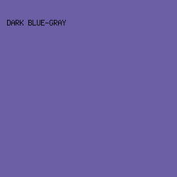 6D5FA6 - Dark Blue-Gray color image preview