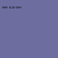 6D6D9F - Dark Blue-Gray color image preview