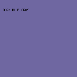 6F67A1 - Dark Blue-Gray color image preview