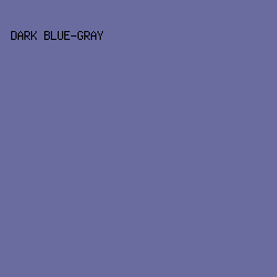6a6c9f - Dark Blue-Gray color image preview
