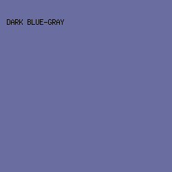 6a6da0 - Dark Blue-Gray color image preview