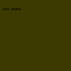 3D3A01 - Dark Bronze color image preview