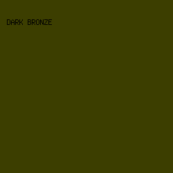 3c3e00 - Dark Bronze color image preview
