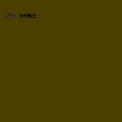 4C3E00 - Dark Bronze color image preview