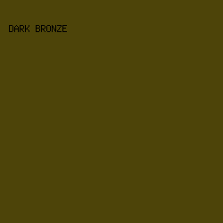 4d4409 - Dark Bronze color image preview