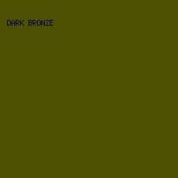 4d5000 - Dark Bronze color image preview