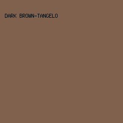 80614E - Dark Brown-Tangelo color image preview