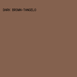 84614e - Dark Brown-Tangelo color image preview