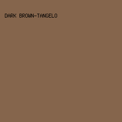 85654c - Dark Brown-Tangelo color image preview