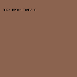 8B634F - Dark Brown-Tangelo color image preview