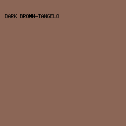 8B6656 - Dark Brown-Tangelo color image preview
