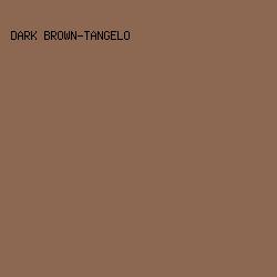 8C6852 - Dark Brown-Tangelo color image preview