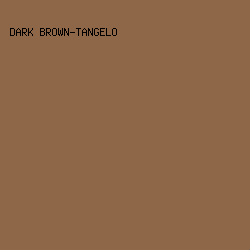 8d6748 - Dark Brown-Tangelo color image preview