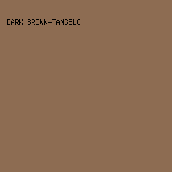 8d6c52 - Dark Brown-Tangelo color image preview