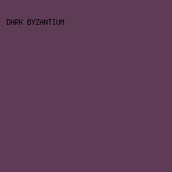 5E3C55 - Dark Byzantium color image preview