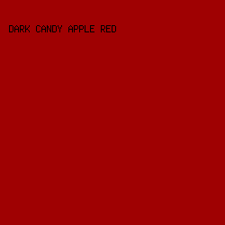 9F0102 - Dark Candy Apple Red color image preview