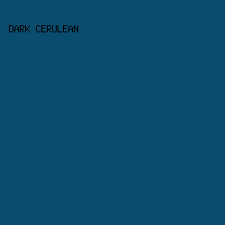 0A4C6E - Dark Cerulean color image preview