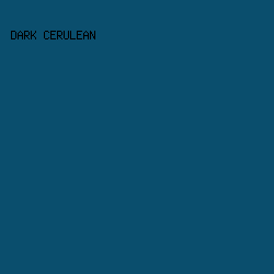 0A4E6D - Dark Cerulean color image preview