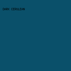0A506A - Dark Cerulean color image preview