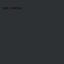 2d3133 - Dark Charcoal color image preview