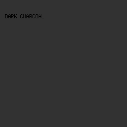 323232 - Dark Charcoal color image preview