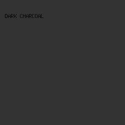 333333 - Dark Charcoal color image preview
