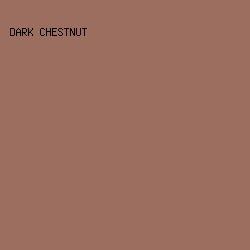 9C6E5F - Dark Chestnut color image preview