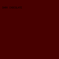 480000 - Dark Chocolate color image preview