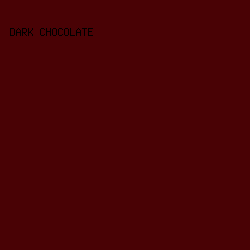 490205 - Dark Chocolate color image preview