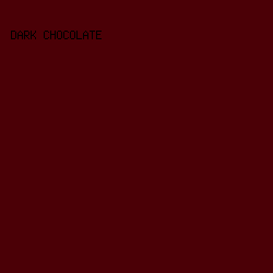 4b0006 - Dark Chocolate color image preview