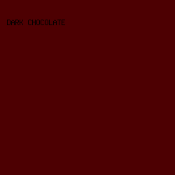 4d0002 - Dark Chocolate color image preview