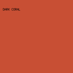 C84F34 - Dark Coral color image preview
