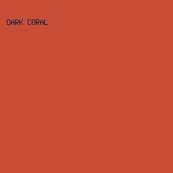 c84f35 - Dark Coral color image preview