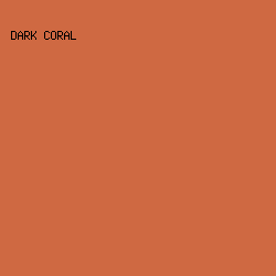 cf6942 - Dark Coral color image preview