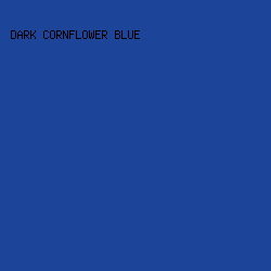 1C4498 - Dark Cornflower Blue color image preview