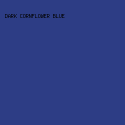 2D3D85 - Dark Cornflower Blue color image preview
