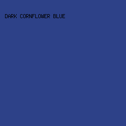 2D4188 - Dark Cornflower Blue color image preview