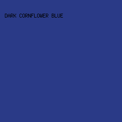 2a3a87 - Dark Cornflower Blue color image preview