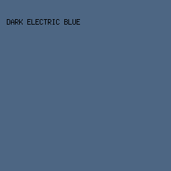 4D6683 - Dark Electric Blue color image preview