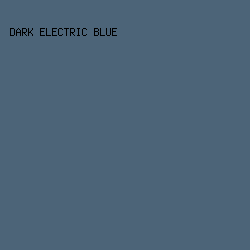4c6478 - Dark Electric Blue color image preview