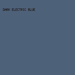 4d6179 - Dark Electric Blue color image preview