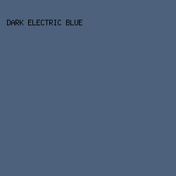 4d617c - Dark Electric Blue color image preview
