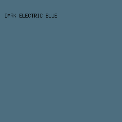4d6e7f - Dark Electric Blue color image preview