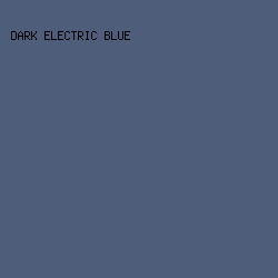 4e5e7a - Dark Electric Blue color image preview