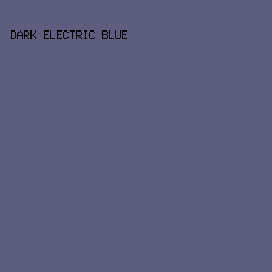 5d5e7e - Dark Electric Blue color image preview