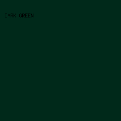 00291a - Dark Green color image preview