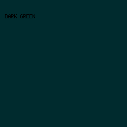 002b2e - Dark Green color image preview